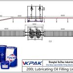 Automatic 200L Lubricating Oil Filling Line สายเติมน้ำมันหล่อลื่นอัตโนมัติ 200L